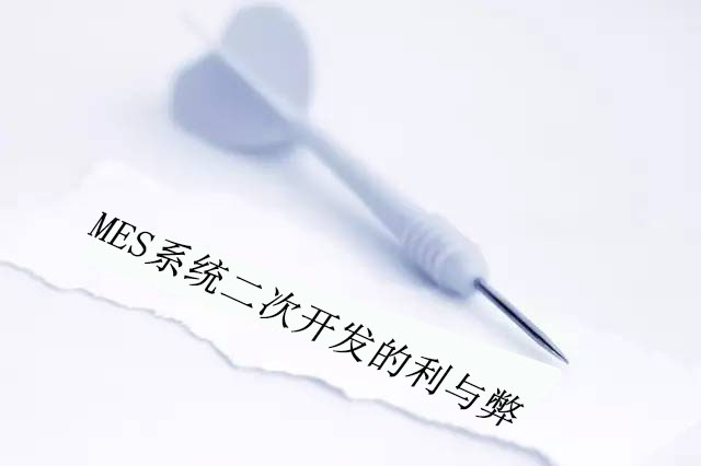MES系統二次開發的利與弊